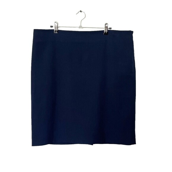 MM Lafleur The Noho Skirt Plus Galaxy Blue Fitted Pencil Slit Women’s Size 14 - Picture 1 of 6